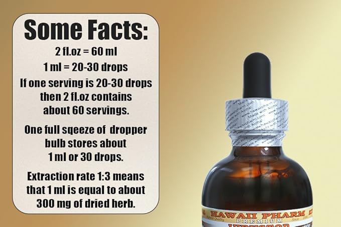 HawaiiPharm Rhodiola Liquid Extract, Organic Rhodiola (Rhodiola Rosea) Tincture 4 oz