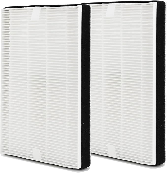 2 Packs F2 A2 H13 True HEPA Filter Replacement Compatible with 3M Filtrete Room Air Purifier Models FAP-C02WA-G2 FAP-C03BA-G2 FAP-T03BA-G2 FAP-SCO2N FAP-CO2-A2 FAP-CO3-A2 FAP-TO3-A2