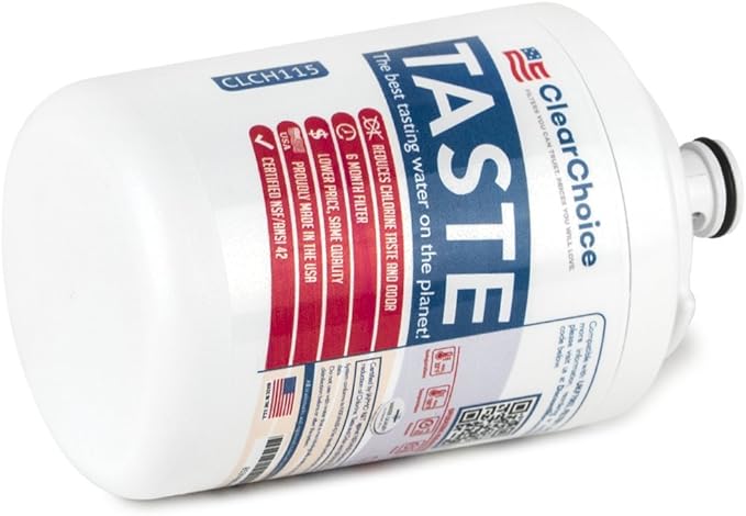 Clear Choice Taste Filter Replacement for Maytag UKF7003 FILTER7 Filter Compatible with EFF-6014A HDX-FMM-1 FMM-1 MYRF-100 Refrigerator Water Filter, NSF/ANSI 42, Box of 1, Made in the USA