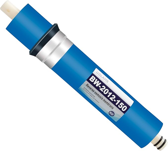 Reverse Osmosis Membrane 150 GPD RO Membrane Water Filter Replacement, 11.75"x1.75" Standard for Under Sink RO Drinking Water Filter Filtration Purifier System