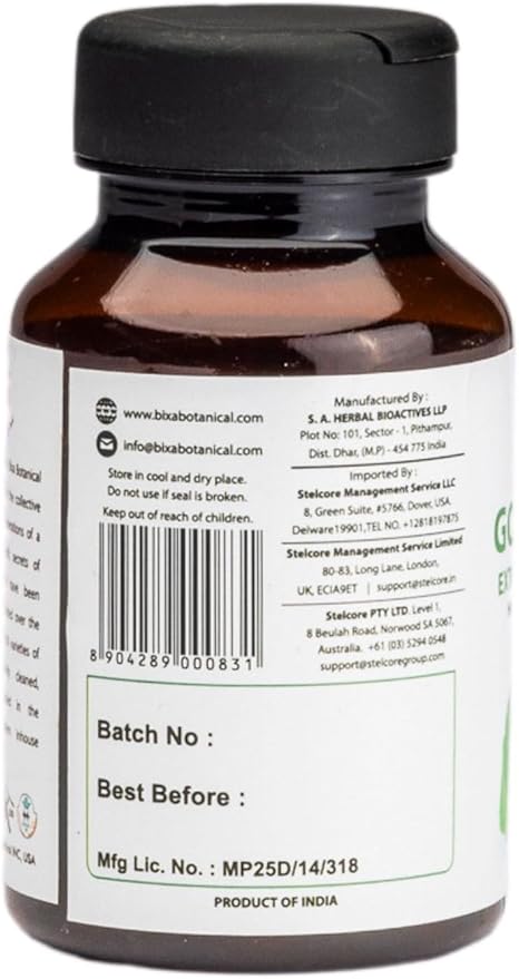 bixa BOTANICAL Ayurvedic Natural Herbal Supplement Gotu Kola (Centella Asiatica) Pure Authentic Premium Quality | Improve Overall Health (60 Count (Pack of 1), Gotu Kola Extract Capsules)
