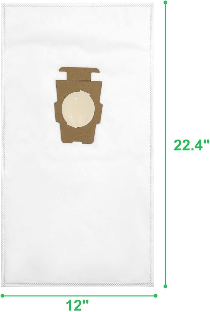 15 + 5 Pack Compatible with Vacuums 204811 Micron Magic Hepa Filter Plus Bags Universal Hepa Cloth Bags and Belts 301291 for F-Style and Twist-Style, and All Models Generation 4 - Sentria II