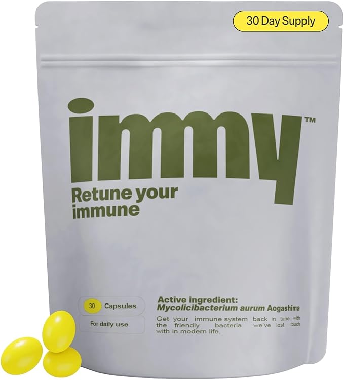 IMMY Immune Supplement for Mood Support and Gut Health, 30 ct. - Supports Joint Relief, Focus & Mood Support, Natural Calming Aid