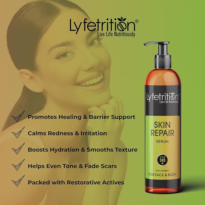 skin repair serum | 12 oz Large Bottle | Repair Acne, Allergies and Sunburn | Skin Repair Serum for Men and Women | Skin Repair Serum for All Skin Types