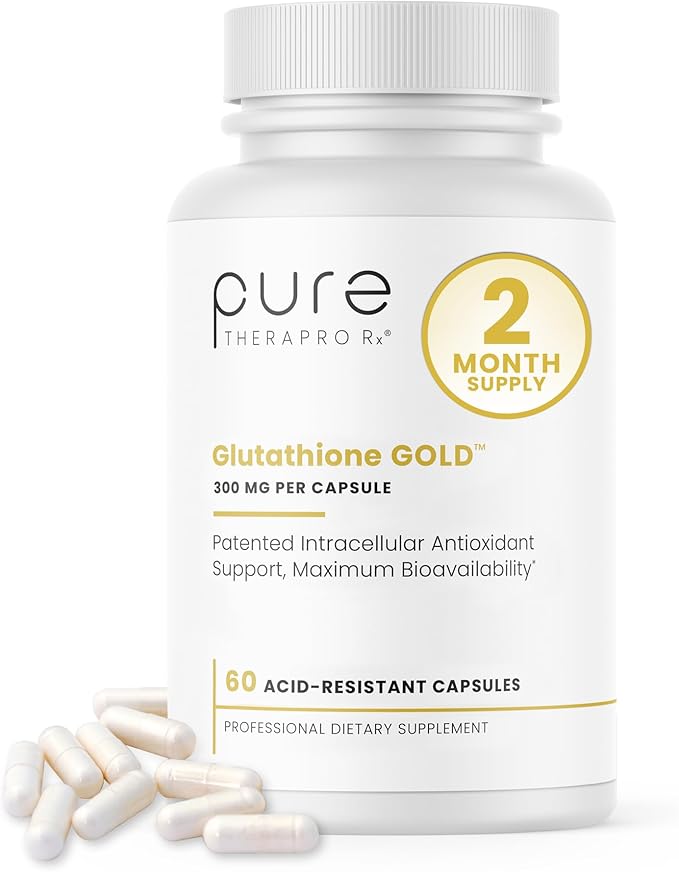 S-Acetyl Glutathione GOLD 300mg PER Capsule - 60 DRcaps "Acid-Resistant" | Extra-Strength | Patented Acetylated Form of Glutathione (Emothionยฎ) | Pharmaceutical Grade | Free-of Harmful Stearates