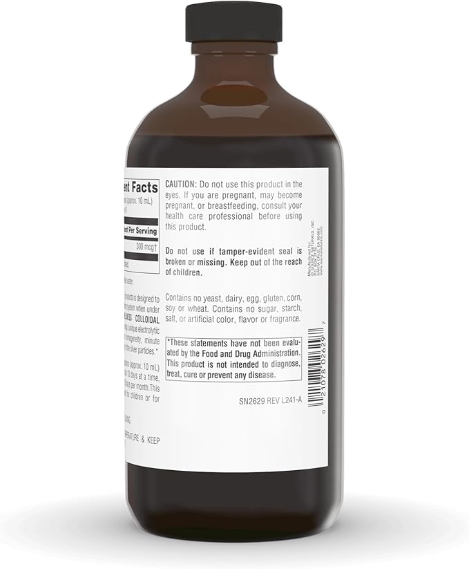 Source Naturals Wellness Colloidal Silver 30 ppm, Supports Physical Well Being* - 16 Fluid oz