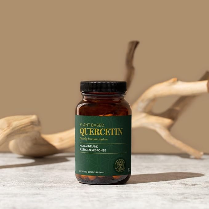 Global Healing Center Quercetin (2-Pack) 500mg Total, 250mg Each, Support Immune System Function & Body's Natural Response to Occasional Allergies - QuerceFIT Without Bromelain & Zinc - 60 Capsules