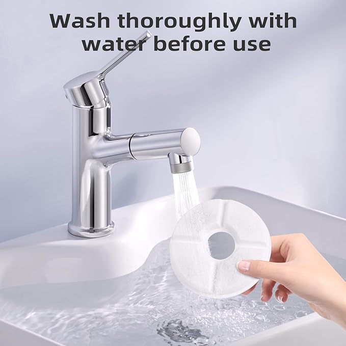 Filters Replacements for Flower Automatic Pet Fountains, Cat and Dog Water Fountain Replacement Parts, Cat Water Fountain Filters for 81oz/2.4L Round Fountains (8 Filters+4 Sponges)