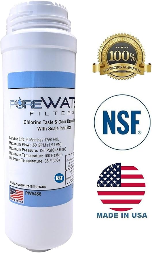 PureWater Replacement Water Filter Cartridge for Keurig B150/K150 B155/K155 K2500 K3000 B3000SE K3500 K4000