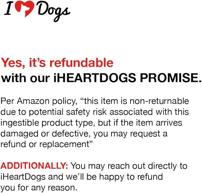 iHeartDogs Bone Broth & Collagen for Dogs - Bone Broth & Mushroom Gold Powder Supplement for Immune System Support, Improved Mobility & Flexibility and Natural Detox - Turkey Tail Mushroom for Dogs