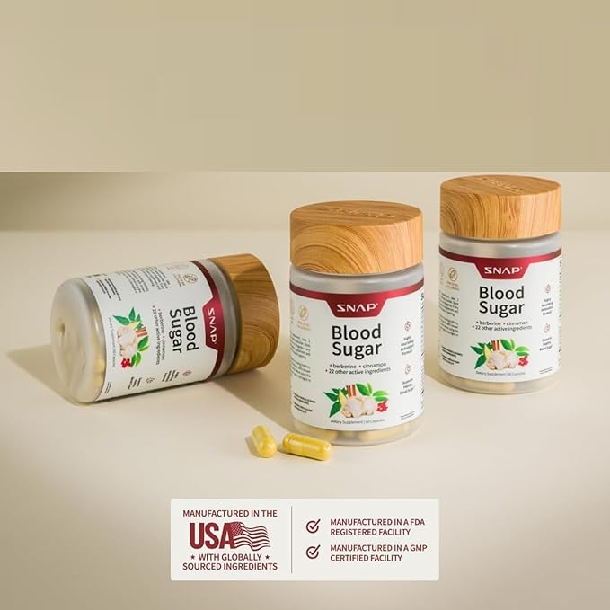 Snap Supplements Blood Sugar Blend - 180 Count
