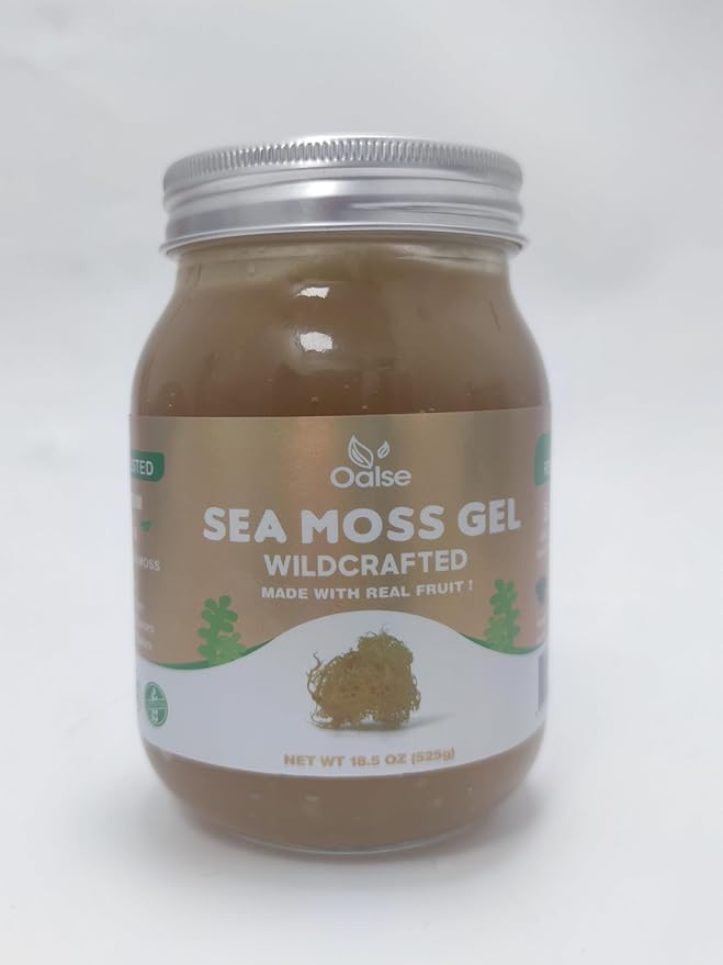 Sea Moss Gel - Wildcrafted Sea Moss Gel SSS Supplement for Kids and Adults 18.5OZ Original