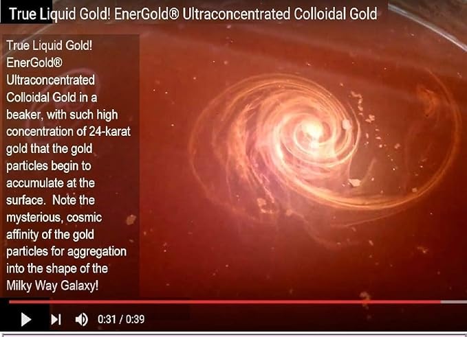 EnerGold® 99.99%-Pure Ultraconcentrated 200-ppm Ruby-Red Colloidal Gold. Deflect Radiation & EMFs, Repair DNA, Regenerate Pineal Gland, Rejuvenate All Tissues of The Body, Energize Your Aura,...