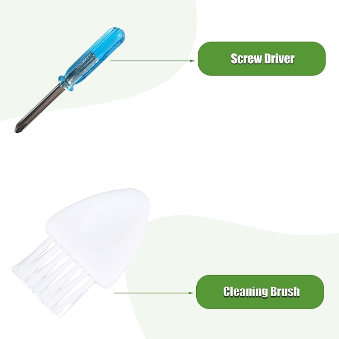 LOVECO Replacement Accessory Kit Compatible for iRobot Roomba 800 Series 850 860 861 864 866 870 871 880 890 891 900 Series 960 961 980 981 985,10 Filter,10 Side Brush,2 Tangle-Free Debris Extractor