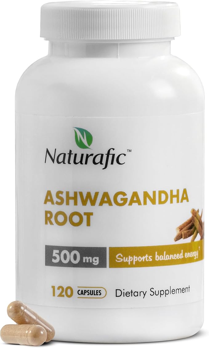 Ashwagandha Root Capsules 500mg โ 120 Vegan Capsules | Traditionally Used Herb | Non-GMO, Gluten-Free | Herbal Supplement | Plant-Based Wellness Support