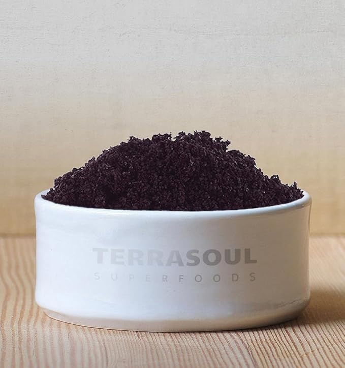 Terrasoul Superfoods Organic Acai Berry Powder, 4 Oz (Pack of 2), Freeze-Dried for Freshness, Omega Fats Boost for Smoothie Bowls, and Antioxidant-Packed Superfoods Recipes