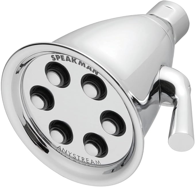 Icon Anystream 3-Spray Polished Chrome Low Flow Shower Head 2.0-GPM (7.6 LPM)