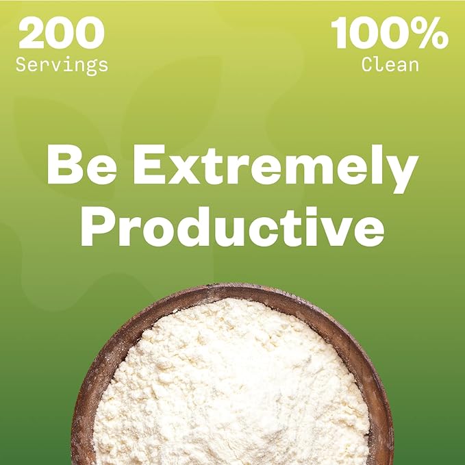 CDP Choline Powder, 50g, CDP Choline Supplements That Support Attention, Focus, and Energy, Citicoline Powder for Cognitive Function, Increases Motivation and Productivity, 200 Servings