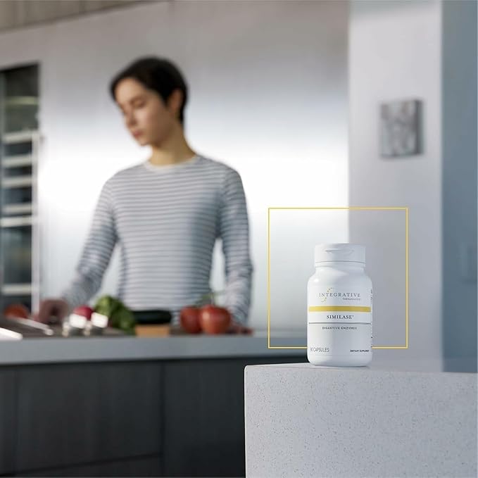 Integrative Therapeutics Similase - Digestive Enzyme Supplement for Adults - Supports Digestion and Assimilation of Nutrients* - Dairy-Free & Vegan - 180 Count (90 Servings)
