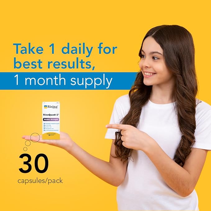 Risaquad-2 Probiotic Dietary Supplement -375mg Pack of 30 Capsules