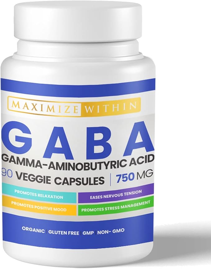 Maximum Slim GABA (Gamma-Aminobutyric Acid) 750mg, Neurotransmitter Support*