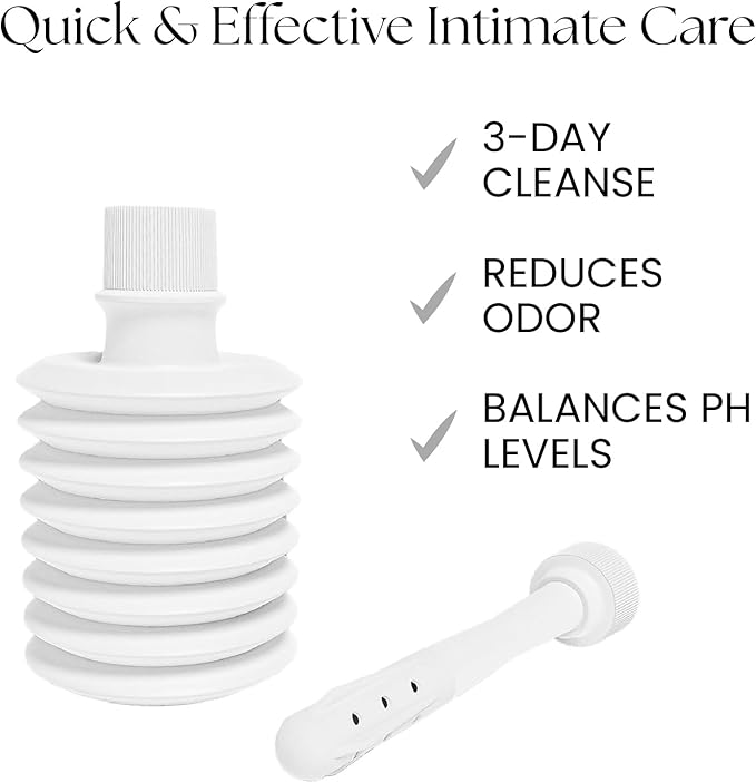 Silver Bullet Elite Vaginal Douche with Colloidal Silver & Tea Tree Oil - 3 Day Cleanse, Gentle & Effective Hygiene Solution
