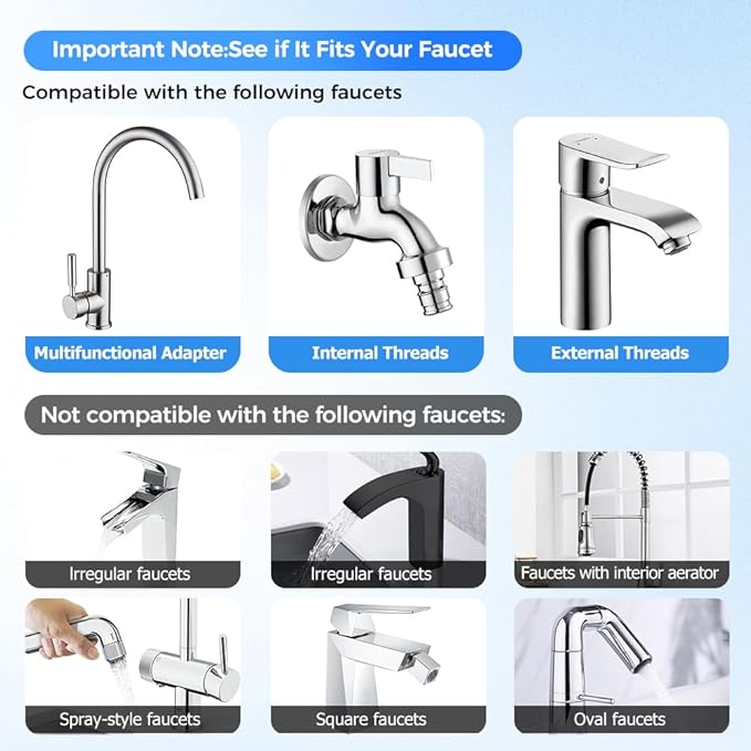 Faucet Extender, Universal Sink Faucet 1080° Rotatable Faucet Aerator Extension, 2 Mode Splash Water Filter, Swivel Robotic Arm Swivel Extension Aerator Kitchen Sink Faucet Extender (3)