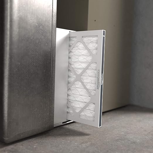 Amazon Basics 14x20x1 Air Filter 6 Pack, MERV 8 AC Furnace Filters (Actual Size: 13.75" x 19.75" x 0.75")