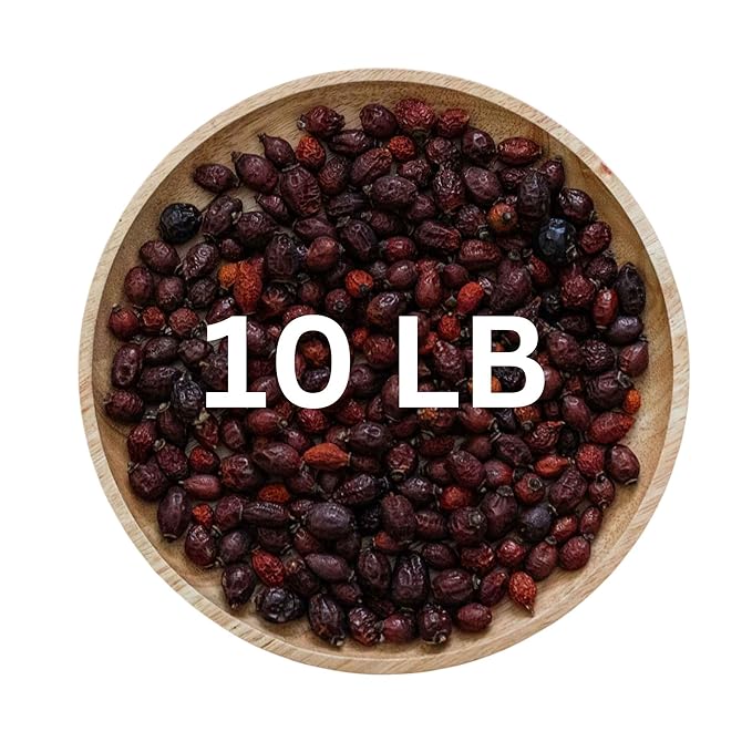 Rosehip Tea Organic (10 LB) โ Dried Rose Hip Fruit Whole โ Source of Vitamin C from Food