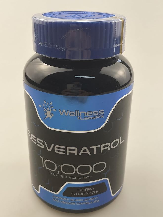 Resveratrol 1000mg Capsules - 240 Count - Japanese Knotweed Extract Resveratrol - Pack of 2