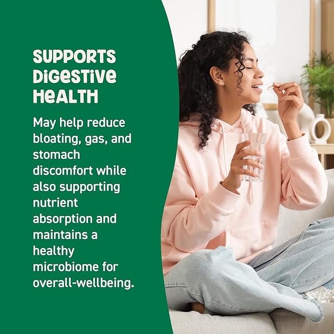 GoodBelly Probiotic Capsules for Digestive Health & Iron Absorption | Vegan Probiotic Supplement with 10 Billion Live Cultures | Probiotics for Women & Men | 30 Capsules