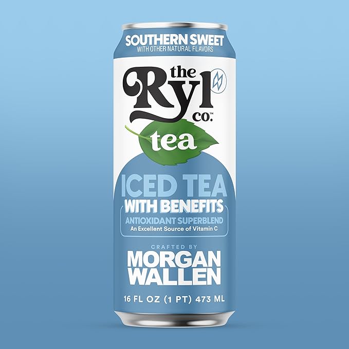 Ryl Iced Tea, Wallen's Sweet, Antioxidant Superblend, Zero Sugar, Low Carb, Low Calorie Iced Tea, 16.0 Fl Oz (4-Pack)