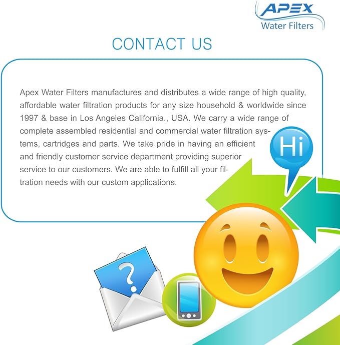 APEX EXPRT RF-1060 Replacement Countertop Water Filter, 5 Stage Mineral pH Alkaline Water Filter Cartridge, Easy Install Water Purifier - Reduces Heavy Metals, Bad Taste and Up to 99% of Chlorine