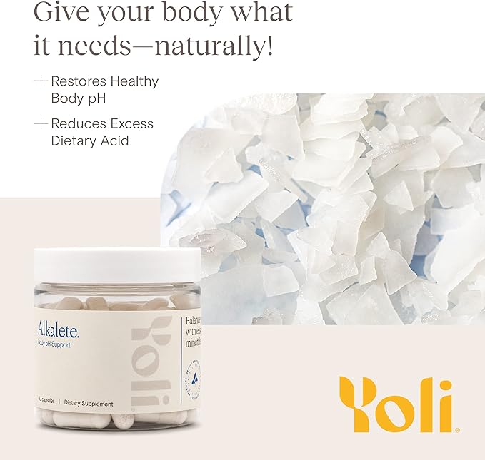 Yoli Alkalete - Calcium and Magnesium Supplement - 60 Capsules