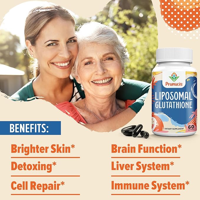 2400MG Liposomal Glutathione, Reduced L-Glutathione, Glutathione Supplement with Vitamin C, Master Antioxidants, Enhanced Absorption, Antioxidant Supplements - Immune System, 240 Softgels