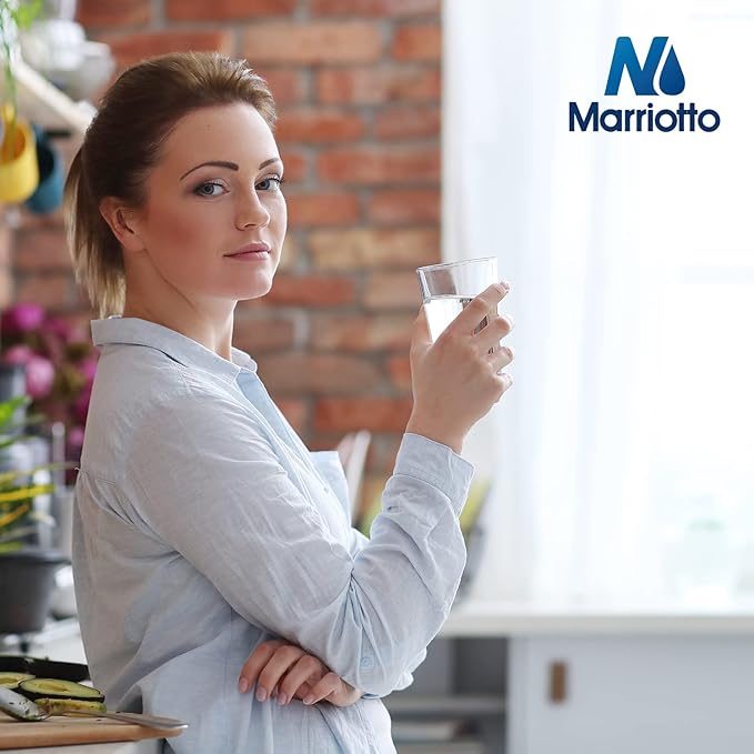 MARRIOTTO Water Filter Compatible with XWFE (Built-in CHIP), Replacement for GE XWFE, XWF Refrigerator Water Filter Pack of 2