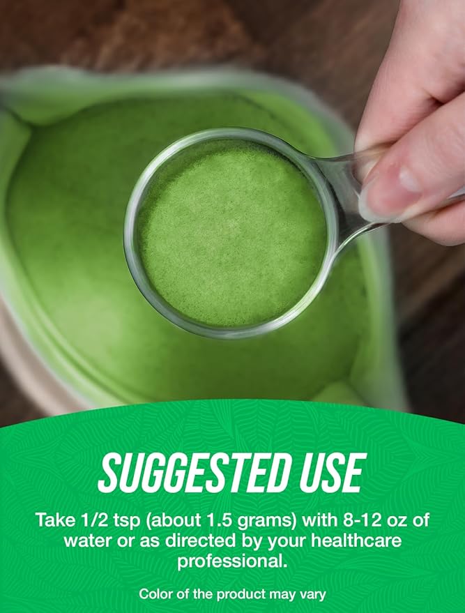 BulkSupplements.com Organic Wheatgrass Powder - Organic Super Greens Powder, Superfoods Supplement - Vegan & Gluten Free, 1.5g per Serving, 1kg (2.2 lbs) (Pack of 5)