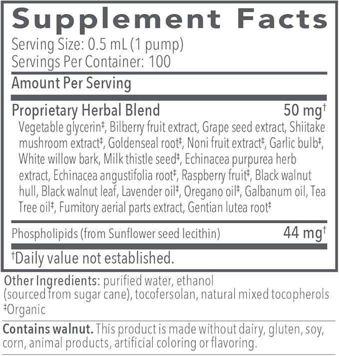Biocidin LSF for Gut Cleanse Detox & Biofilm Defense Support - Potent, Broad-Spectrum Liposomal Formula for Rapid Absorption - Promote Gut Health, Microbial Balance & Mental Clarity (1.7 Fl Oz)
