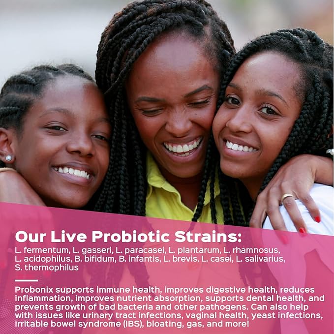 Probonix Humarian Liquid Probiotics for Women - 12-Strain Probiotic Drops to Fortify Women’s Gut Health, Vaginal Health, Immunity and Overall Wellness - 30-Day Supply - Delicious Grape Flavor