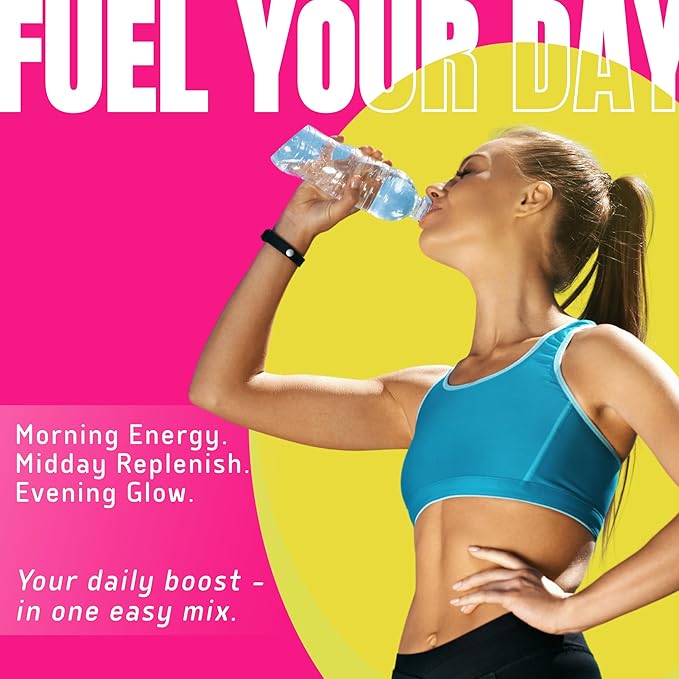 Electrolyte Powder Packets, Protein Powder with 10g Protein & Collagen | Hydration Packets - Zero Sugar, NO Fillers, NO Carbs | Strawberry Lemonade | 40 Calories | Keto & Paleo | Pack of 15