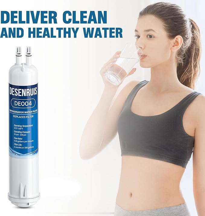 4396841 Replacement for EDR3RXD1, Filter 3, KAD3RXD1, WHR3RXD1, Compatible with Kenmore 46-9083,46-9030, 9030, 9083 Water Filter, Pack of 3, By DESENRUIS