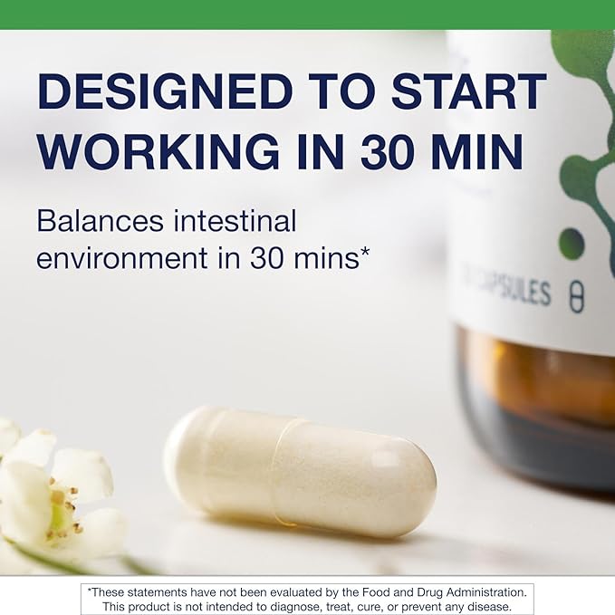 Metagenics UltraFlora IB Probiotic - Relief for Occasional Intestinal Distress* - Probiotics for Digestive Health* - Anti-Bloat for Men & Women* - 60 Billion CFU - Non-GMO, Gluten-Free - 30 Capsules