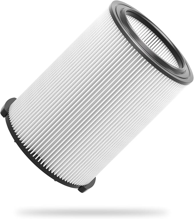 2 Pack Standard Wet/dry Vac Filter Vf4000 Compatible with RIDGID Vacs 5-20 Gallons Vacuum Cleaner, Replacement Vf4000 filter