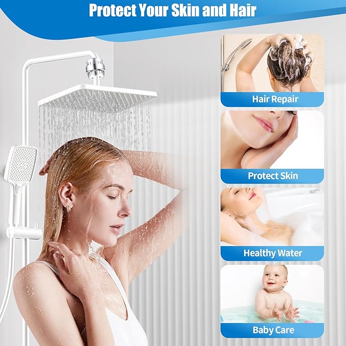 1 Pack 20 Stage Shower Filter Cartridge Replacement (No Housing),Universally Compatible With Any Similar Design,Shower Filter For Hard Water Shower,home water purification accessories