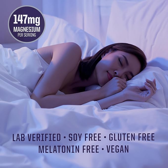 Magnesium Supplement L-Theanine Capsules Mood, Sleep & Stress Support with Magnesium Bisglycinate, L-Theanine & GABA Promotes Relaxation, Sleep Quality & Mental Clarity Vegan & Non-Drowsy 90 Capsules