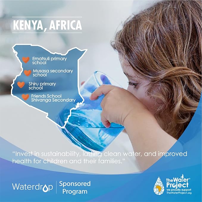 Waterdrop WD-F13 Water Filter, Replacement for GE® SmartWater® MWF®, MWFINT, MWFP, MWFA, GWF, HDX FMG-1, Kenmore® 9991, GSE25GSHECSS, WFC1201