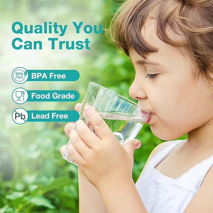 SimPure 1-3 Stage Reverse Osmosis Water Filter Replacement Set, Compatible with APEC Essence & Ultimate Series, 2 Sets Pre-Filter for ROES-50, ROES-PH75, RO-90, RO-PERM & Most 10" Water Filter Systems