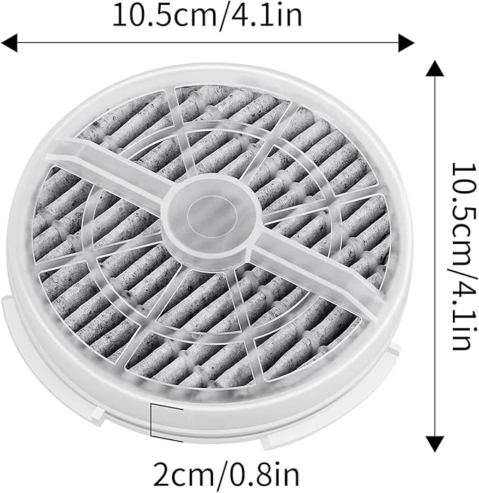 KEEPOW HEPA Filter Replacement Compatible with Frida Baby Air Purifier 3 in 1, RIGOGLIOSO Air Purifier GL2103 and SY900S, JINPUS GL-2103, LTLKY 900S, 4 Pack