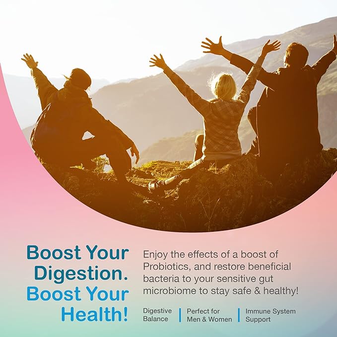 YUM-V'S - Zero Sugar Probiotic Gummies for Digestive Health - Sugar Free Probiotics for Women, Men & Kids - Gut Health Probiotic Gummies for Adults & Kids (60 Count (Pack of 2))