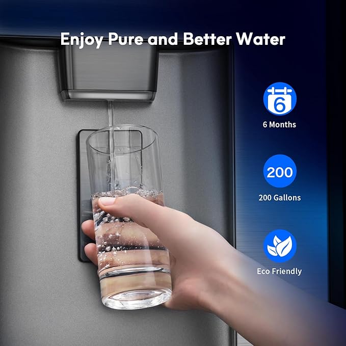 BELVITA Plus NSF/ANSI 53 Certified Water Filter Compatible with W10295370A, EDR1RXD1, WHR1RXD1, KAD1RXD1, Filter 1, W10295370, P4RFWB, P8RFWB2L, 46-9930, 46-9081 Refrigerator Water Filter, 3 Pack